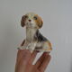 Chien en céramique
