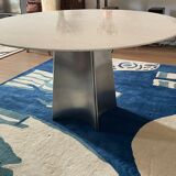 Table à Manger Ronde Luigi Saccardo pour Maison Jansen, années 70