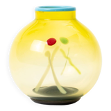 Small blown glass vase Transjö Hytta (Sweden)