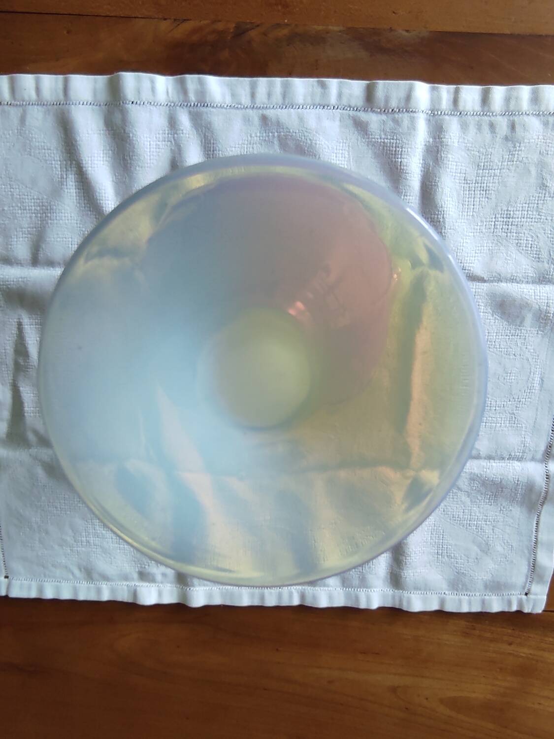 Opaline glass vase