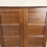 Small 1950s oak wardrobe