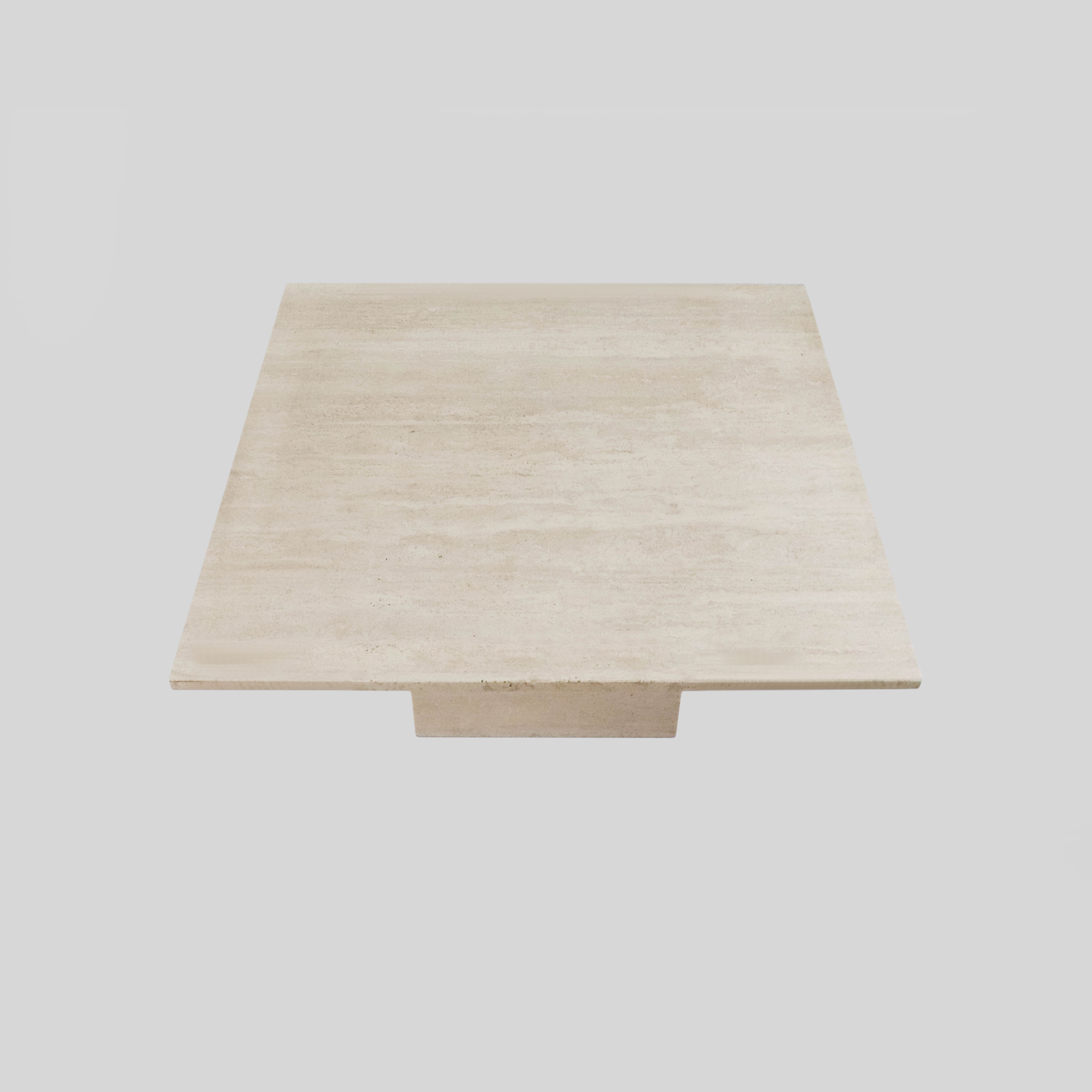 Vintage travertine coffee / side table