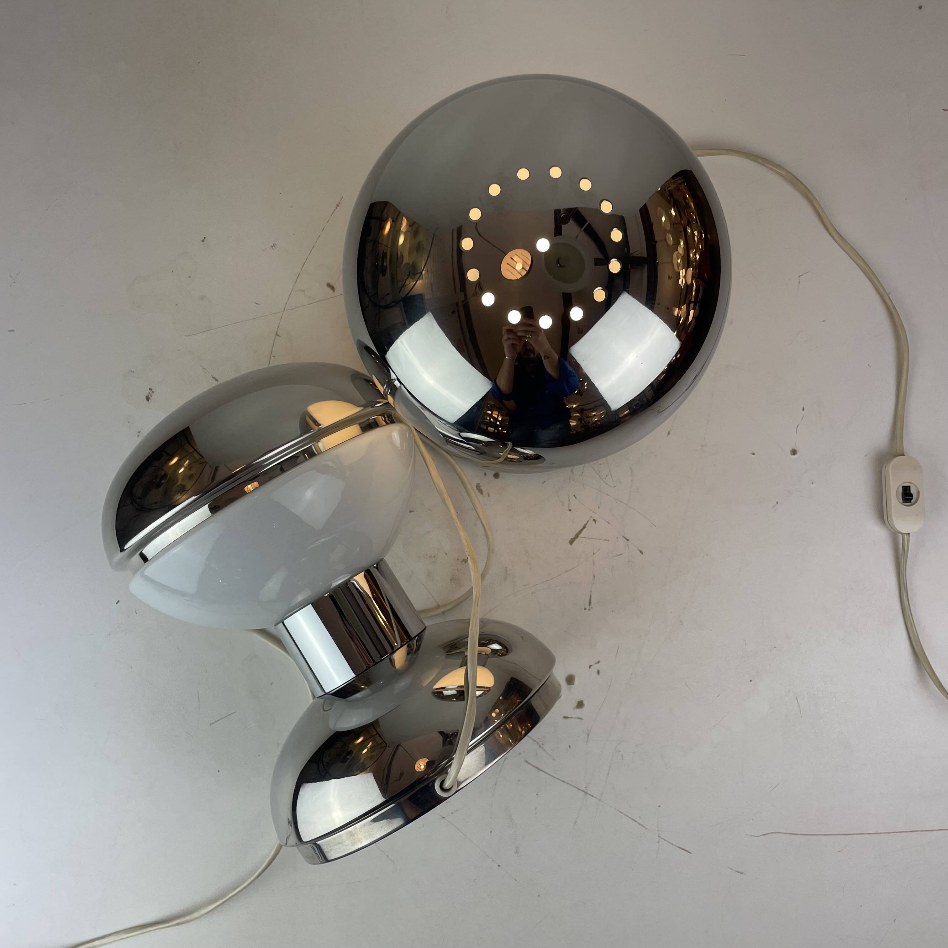 Diabolo Space-Age Table Lamp by Reggiani, Italy, 1970s
