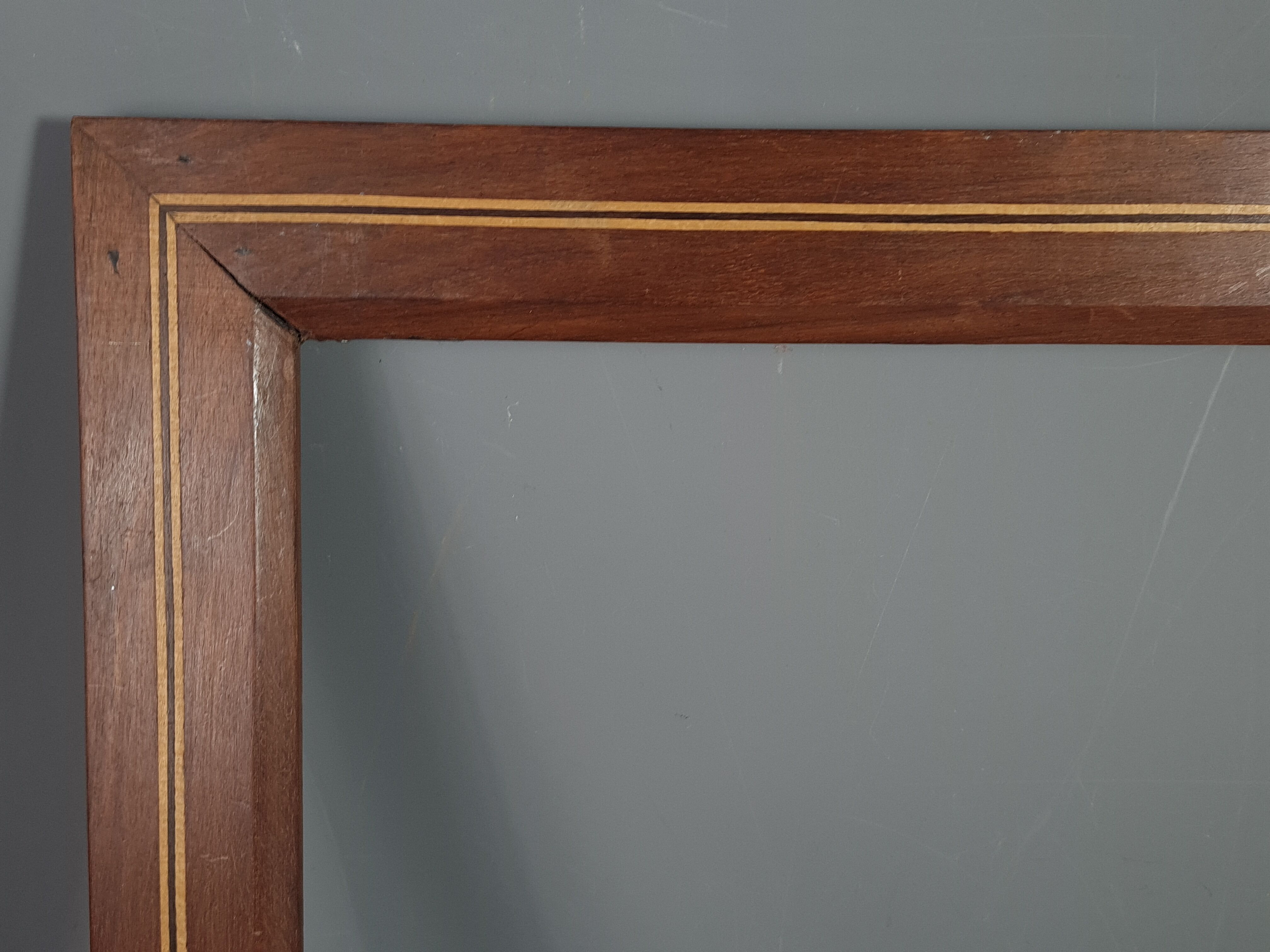 Old walnut frame and nets 58,5x38 foliage 50,7x30,2 cm SB