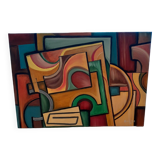 Oil painting on canvas
