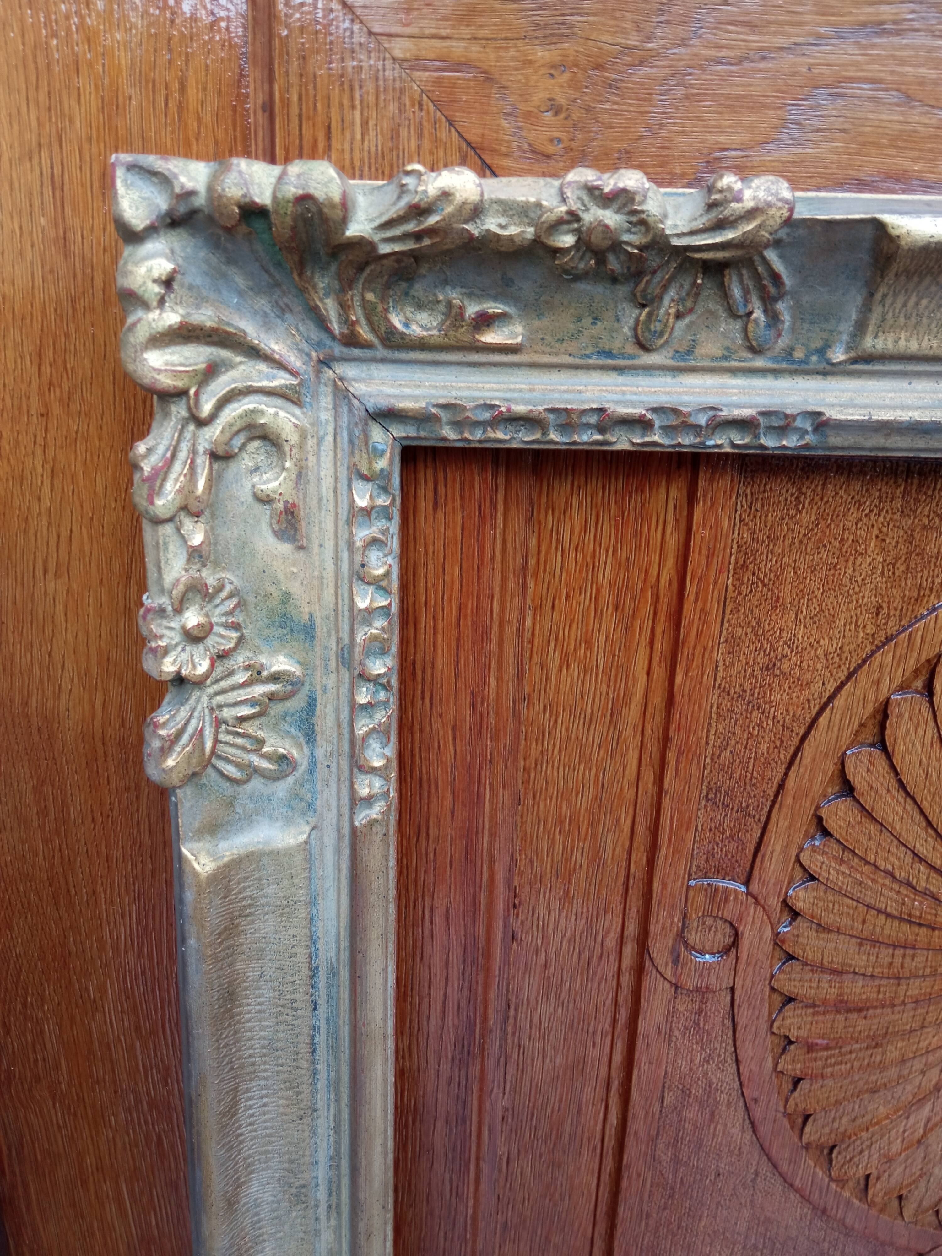 Louis XVI style Montparnasse frame gilded with leaf - 20P format