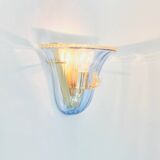Pair of La Murrina Murano Art Glass Wall Lamps, Murano, Italy, 1980s/1990s