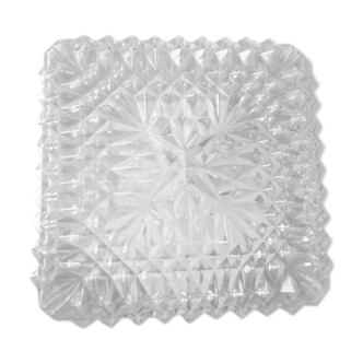 Square ceiling light resists glass