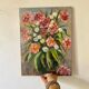 Canvas flowers