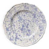 Assiette points bleu ciel 25cm