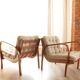 Paire de fauteuils de salon du milieu du siècle, duo tchécoslovaque K. Kozelka et A. Kropacek