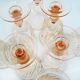 8 verres à pied Rosaline Luminarc Arcoroc - vintage années 80
