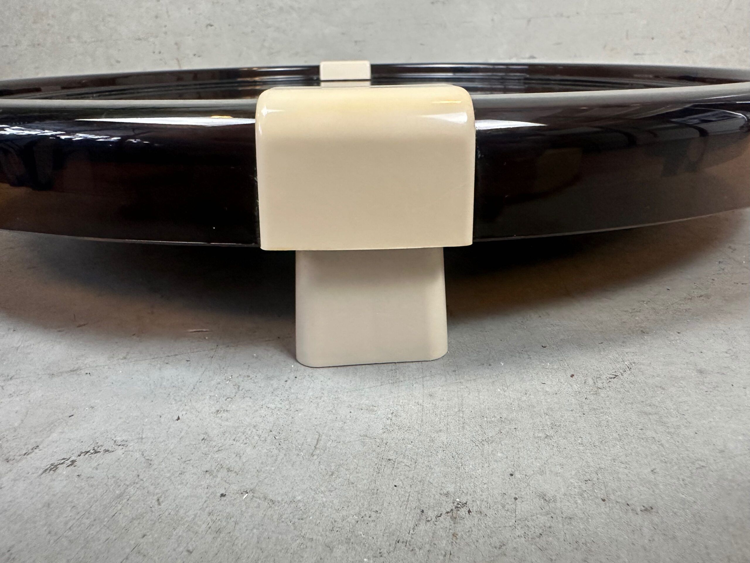 Miroir vintage inclinable – lucite fumé