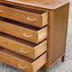 Vintage oak chest of drawers feet compass 4 drawers from the 50s
