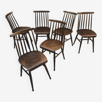 Suite of six Fanett chairs by Ilmari Tapiovaara