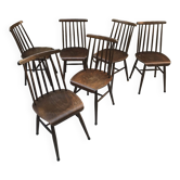 Suite of six Fanett chairs by Ilmari Tapiovaara