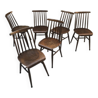 Suite of six Fanett chairs by Ilmari Tapiovaara