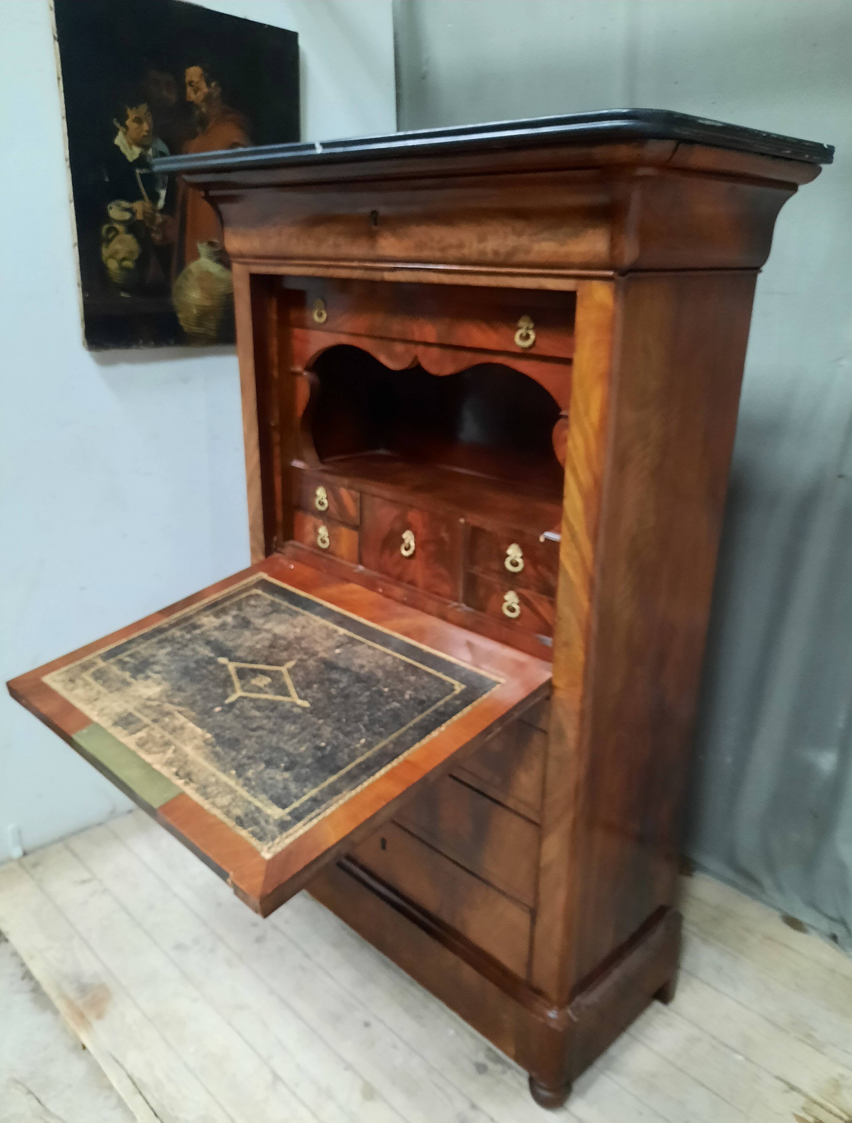 Louis Philippe mahogany secretary