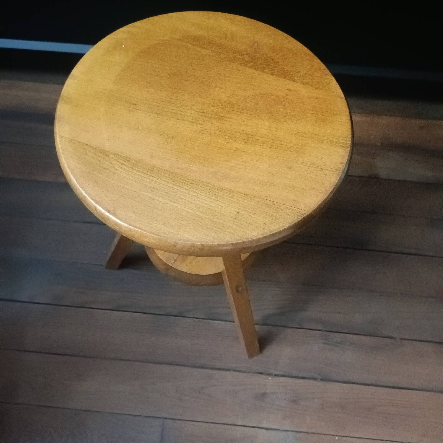 Vintage screw workshop stool