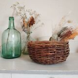 Old wooden basket