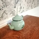 Old enamelled teapot