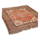 Old Kaskay rug in wool, fine knotting, handmade 68 x 55 in.