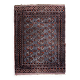 Tapis vintage ouzbek Bukhara fait main en laine – 127 x 190 cm – 1960s
