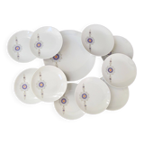 Vintage Bareuther Waldsassen dessert service 1970s