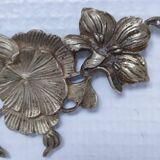 Two bronze ornaments furniture floral decoration early 20th century