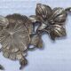 Two bronze ornaments furniture floral decoration early 20th century