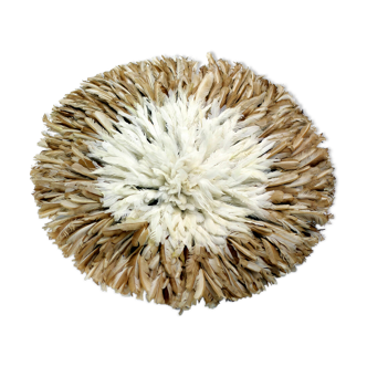 Juju hat-mixed white/brown 60cm