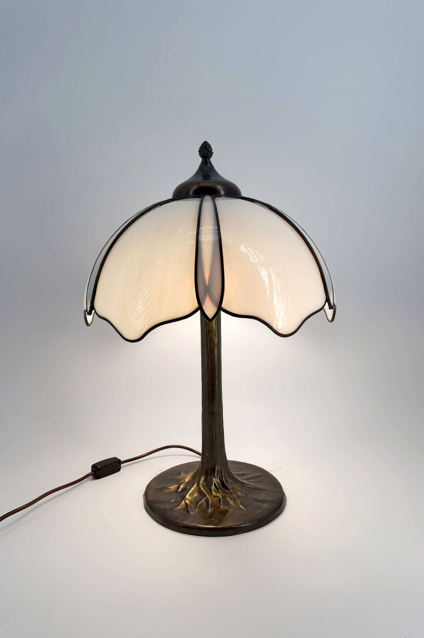 Lampe de table de style Tiffany – vers 1980