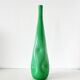 Bouteille italienne opaline verte 1960 EMPOLI