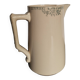 Beige earthenware pitcher, fire porcelain, 1950s