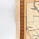 Vintage school map of Lazio and Umbria in Italy