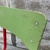 Small school desk and vintage chair