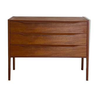 Commode en teck danois no34 par Kai Kristiansen années 1960