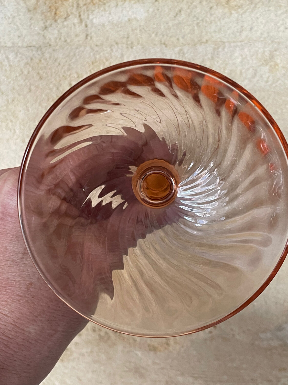 6 Rosaline Luminarc champagne coupes