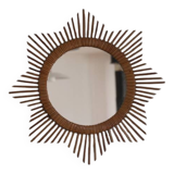 Miroir rotin étoile 550mm