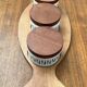 Sets of Swedish herring pots in ceramic and teak by Asa Lindberg for Sagaform, 2000s, set of 4.