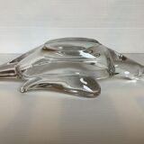 Trinket bowl swallow crystal valves the chatel France