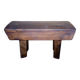 Brutalist bench/stool in solid wood