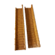 Set of 2 small wicker wall shelves - spice shelves