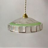 3 green granite glass suspensions 50-60s