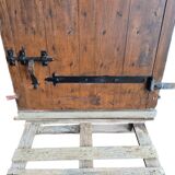 hand-forged studded castle doors + frame from the 1800s/1900s