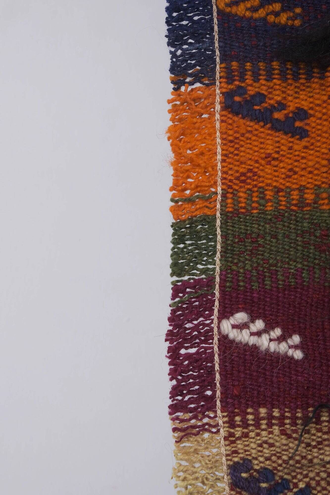 Vintage Turkish handmade rug 141x181 cm