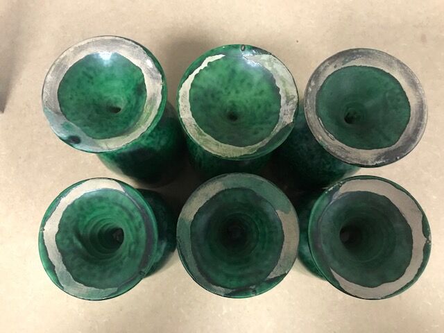 Glazed earthenware service by Foucard Jourdan Vallauris, 1960s