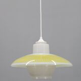 1970s Glass Pendant Light, Czechoslovakia