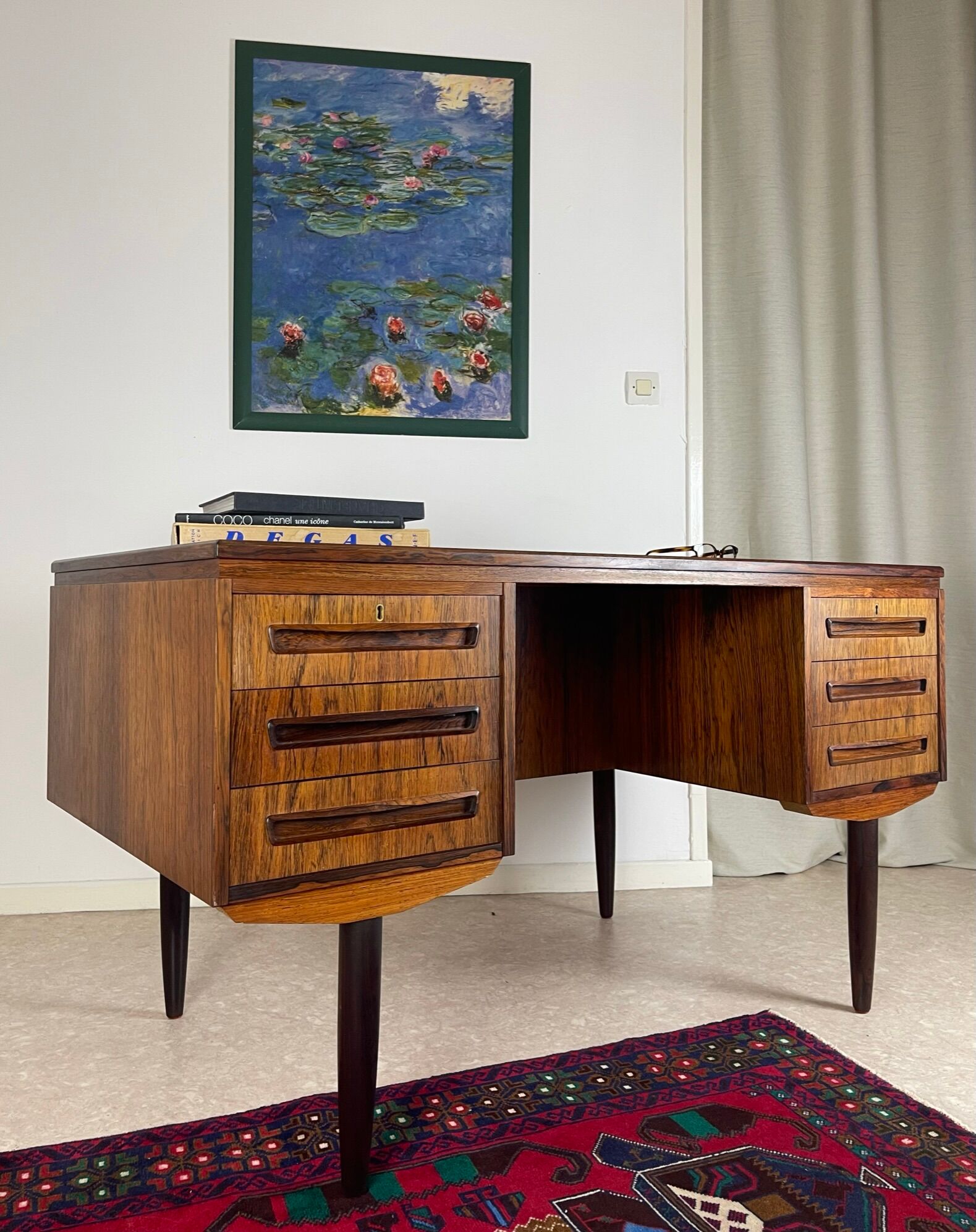 Rosewood desk by J. Svenstrup
