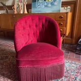 Upholstered toad chair